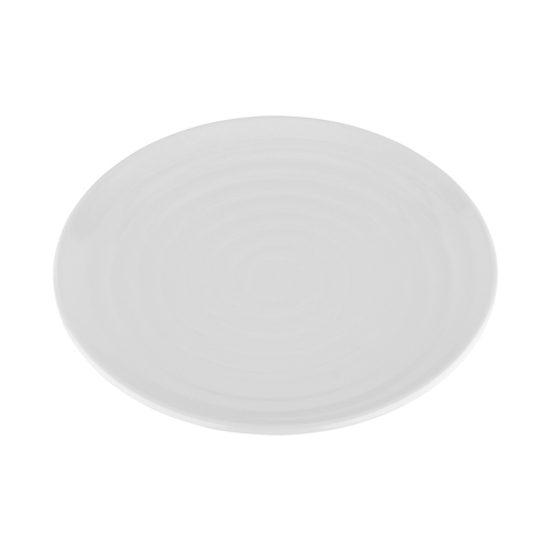 GET ML-81-W Milano White Melamine 9.5" dia. Plate - 1 Doz