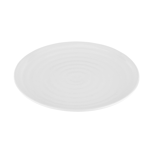 GET ML-82-W Milano White Melamine 10.25" dia. Plate - 1 Doz