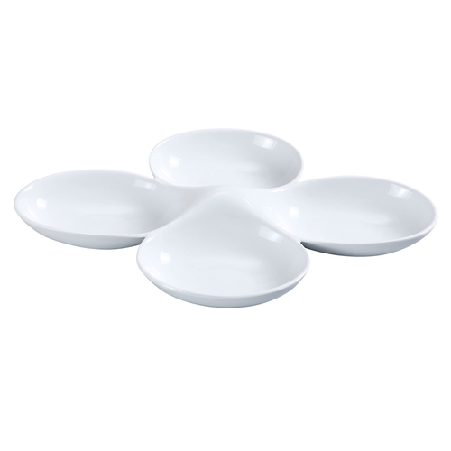 Yanco China ML-824 Main Land Super White Porcelain 5 oz. Sauce Bowl - 1 Doz