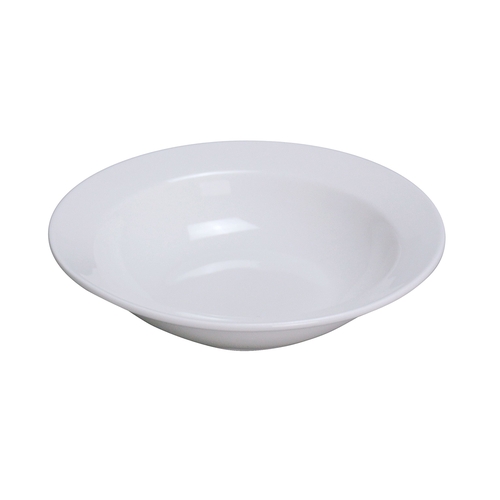 Yanco China MM-32 Miami Bone White Porcelain 3.5 oz. Embossed Fruit Bowl-3 Doz