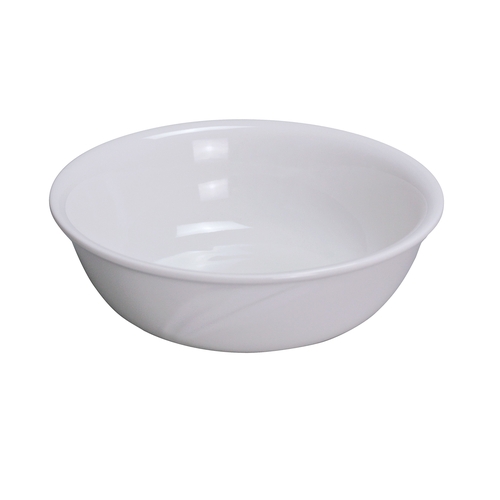 Yanco China MM-82 Miami Bone White Porcelain 64 oz. 9"dia. Embossed Bowl-1 Doz