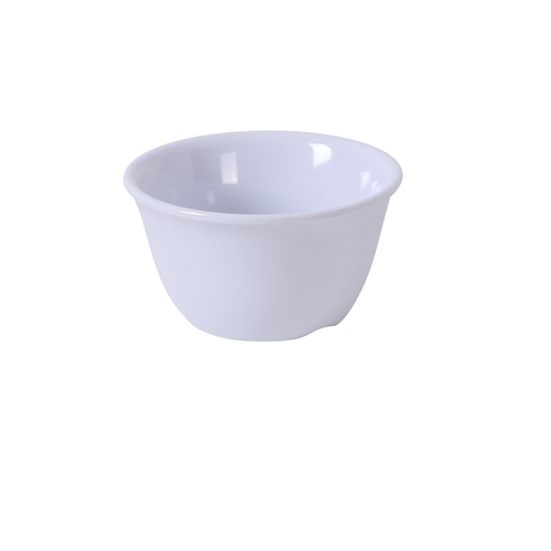 Yanco China MS-303WT Milestone White Melamine 7 oz. Bouillon Cup - 4 Doz