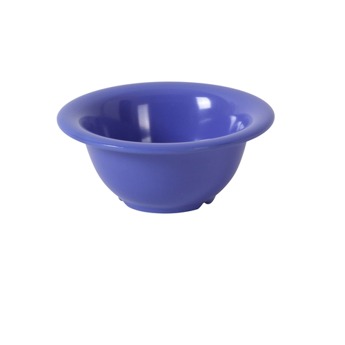 Yanco China MS-5510BU Milestone Blue Melamine 10 oz. 5.5" dia. Soup Bowl - 4 Doz