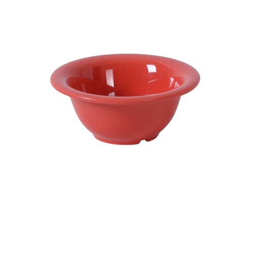 Yanco China MS-5510RD Milestone Red Melamine 10 oz. 5.5" dia. Soup Bowl - 4 Doz