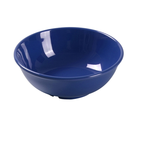 Yanco China MS-5807BU Milestone Blue Melamine 24 oz. 7.5" dia. Salad Bowl - 2 Doz
