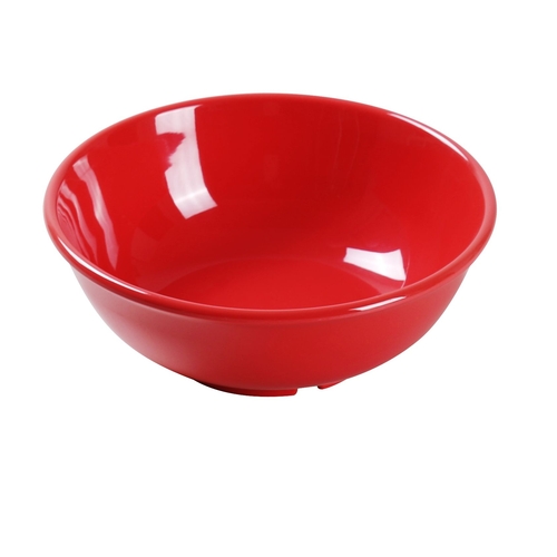 Yanco China MS-5807RD Milestone Red Melamine 24 oz. 7.5" dia. Salad Bowl - 2 Doz