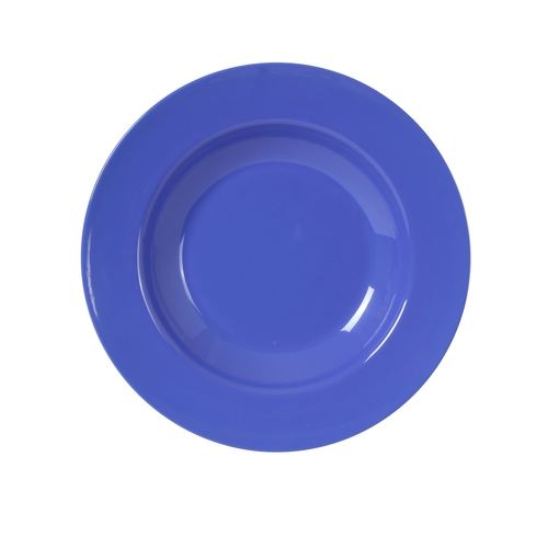 Yanco China MS-5809BU Milestone Blue Melamine 13 oz. 9.25" dia. Pasta Bowl - 2 Doz