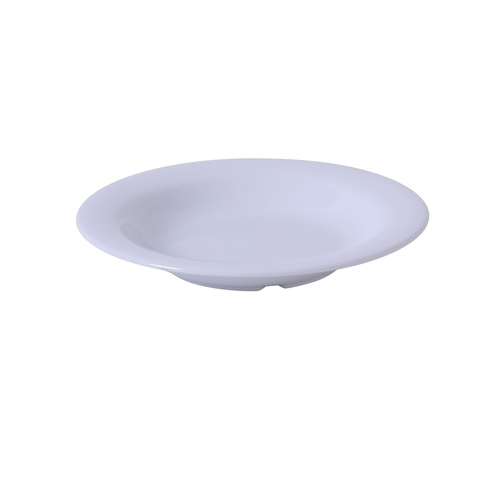 Yanco China MS-5809WT Milestone White Melamine 13 oz. 9.25" dia. Pasta Bowl- 2 Doz