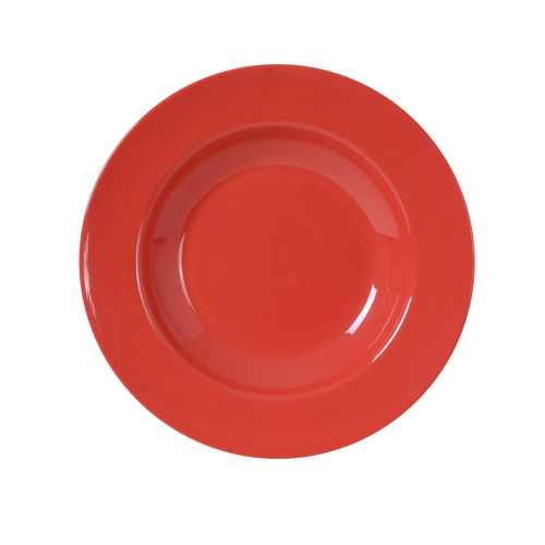 Yanco China MS-5811RD Milestone Red Melamine 16 oz. 11" dia. Pasta Bowl - 2 Doz