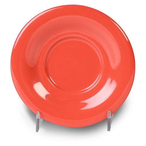 Yanco China MS-9303RD Milestone Red Melamine 5.5" dia. Saucer - 4 Doz