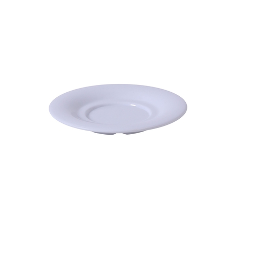 Yanco China MS-9303WT Milestone White Melamine 5.5" dia. Saucer - 4 Doz