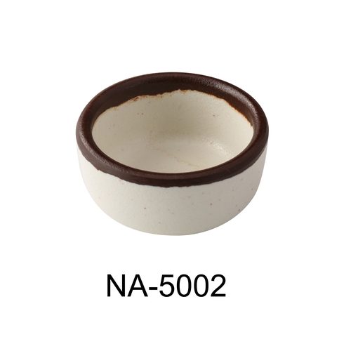 Yanco China NA-5002 Nature Art White Melamine 1.5 oz. Condiment Server - 6 Doz