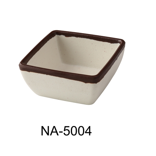 Yanco China NA-5004 Nature Art White Melamine 5 oz. Condiment Server - 4 Doz