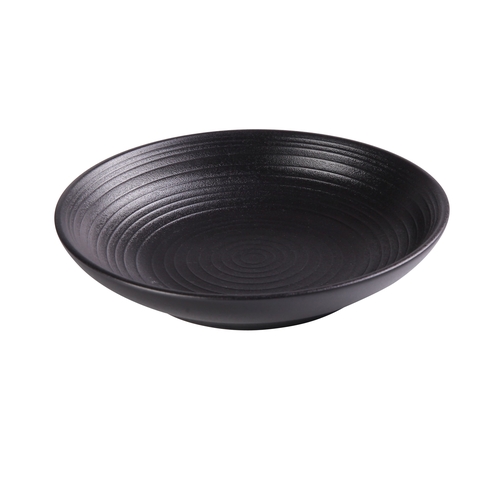 Yanco China NB-609 Noble Black Porcelain 28 oz. 9" dia. Salad Bowl - 1 Doz