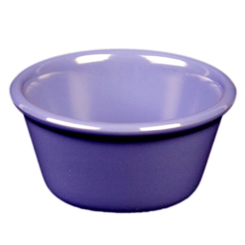 Yanco China NC-538BU Nu-Classic Blue Melamine 4 oz. Smooth Ramekin - 6 Doz
