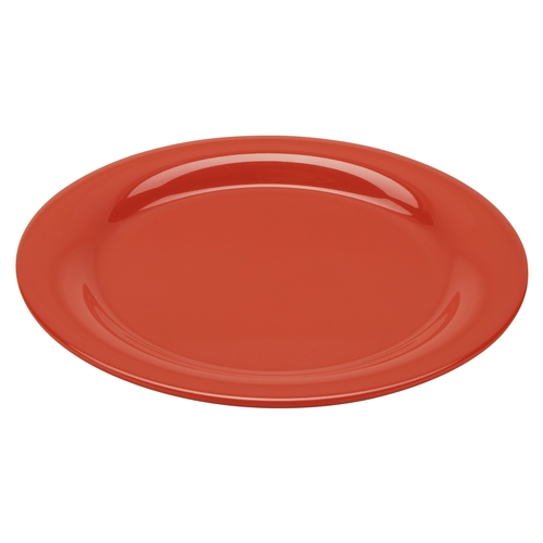 GET NP-10-RO Diamond Rio Orange Melamine 10.5" dia. Mardi Gras Plate