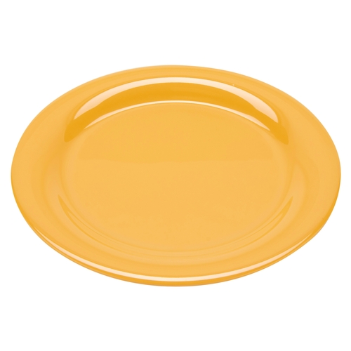 GET NP-10-TY Diamond Tropical Yellow Melamine 10.5" dia. Mardi Gras Plate