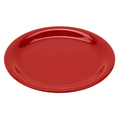 GET NP-6-CR Diamond Harvest Cranberry Melamine 6.5" dia. Plate - 4 Doz