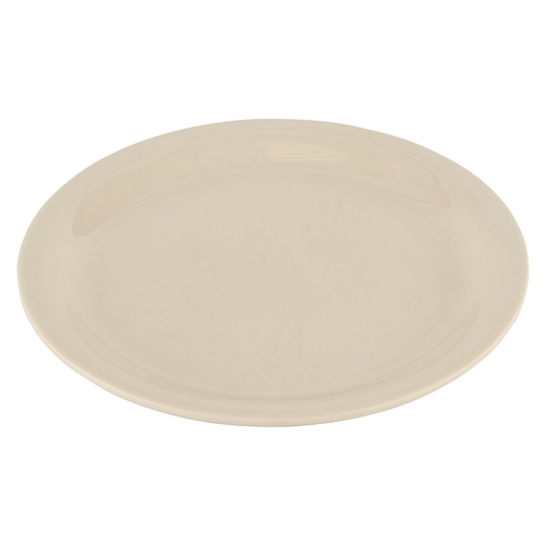 GET NP-6-DI Diamond Ivory Melamine 6.5" dia. Narrow Rim Plate - 4 Doz