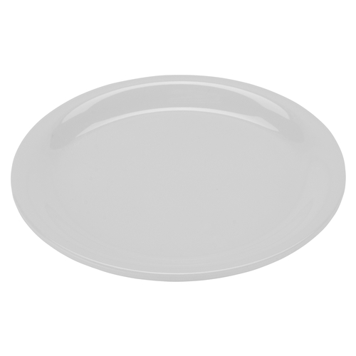 GET NP-6-DW Diamond White Melamine 6.5" dia. Narrow Rim Plate - 4 Doz
