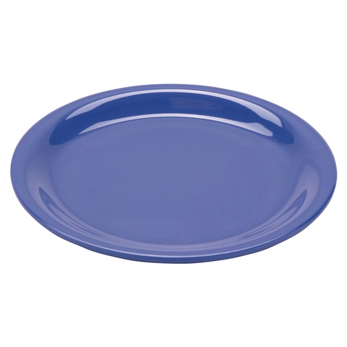 GET NP-6-PB Diamond Peacock Blue Melamine 6.5" dia. Narrow Rim Plate