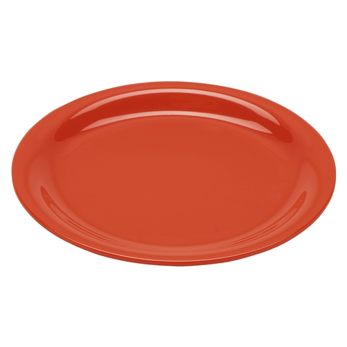 GET NP-7-RO Diamond Rio Orange Melamine 7.25" dia. Plate - 4 Doz