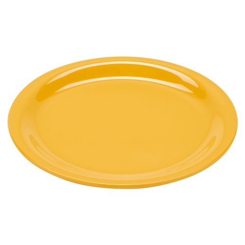 GET NP-7-TY Diamond Tropical Yellow Melamine 7.25" dia. Narrow Rim Plate