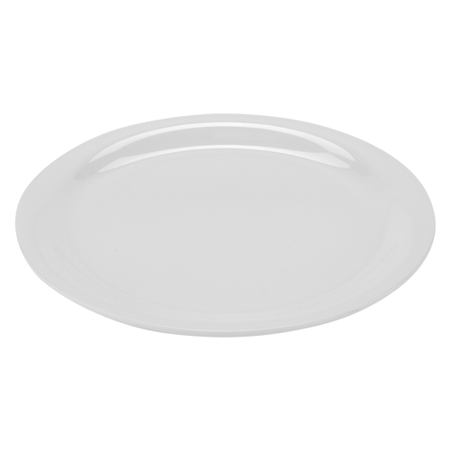 GET NP-9-DW Diamond White Melamine 9" dia. Narrow Rim Plate - 2 Doz