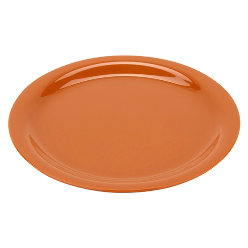GET NP-9-PK Diamond Harvest Pumpkin 9" dia. Narrow Rim Plate - 2 Doz