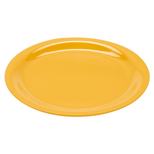 GET NP-9-TY Diamond Tropical Yellow Melamine 9" dia. Narrow Rim Plate