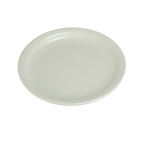 Yanco China NR-9 Normandy American White Ceramic 9.5" Narrow Rim Plate- 2 Doz