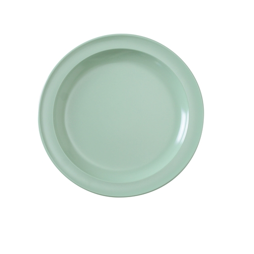 Yanco China NS-110G Nessico Green Melamine 10.25" dia. Heavy Weight Plate- 2 Doz