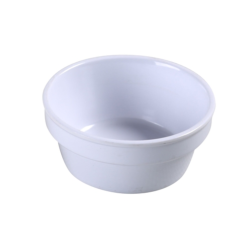 Yanco China NS-502W Nessico White Melamine 2.5 oz. 2.8" dia. Sauce Cup - 6 Doz