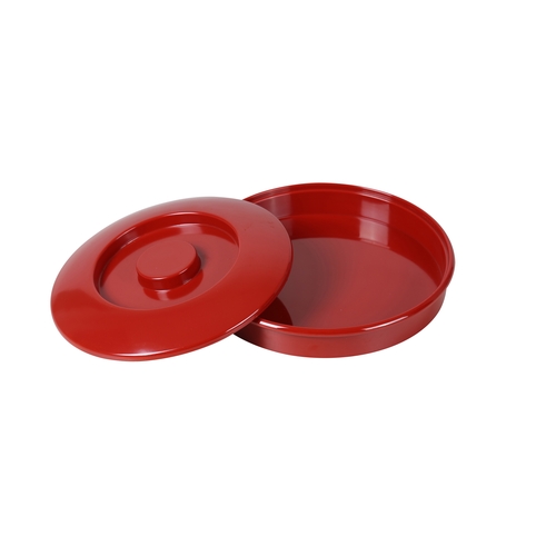 Yanco China NS-608R Nessico Red Melamine 8.25" dia. Tortilla Server - 1 Doz