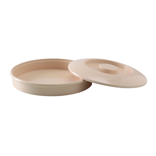 Yanco China NS-608T Nessico Tan Melamine 8.25" dia. Tortilla Server - 1 Doz