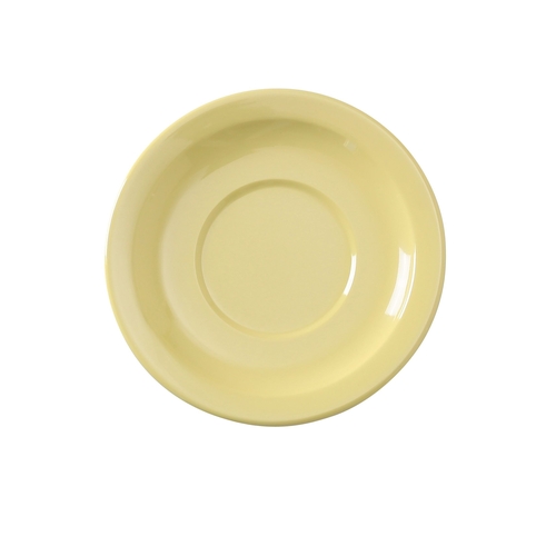 Yanco China NS-9012Y Nessico Yellow Melamine 5.5" dia. Heavy Weight Saucer- 4 Doz