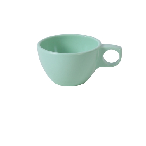 Yanco China NS-9015G Nessico Green Melamine 7 oz. 3.75" dia. Ovide Cup - 4 Doz