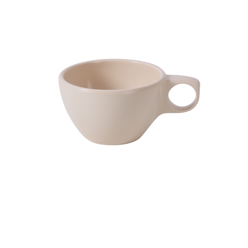Yanco China NS-9015T Nessico Tan Melamine 7 oz. 3.75" dia. Ovide Cup - 4 Doz