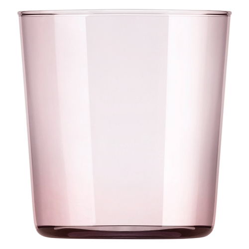 Mikasa Hospitality O-1005819 ONIS Pink Amber 13 oz. Double Old Fashioned Glass - 6 Each