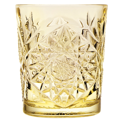 Mikasa Hospitality O-1006371 Icon Pale Yellow 12 oz. Double Old Fashioned Glass - 6 Each