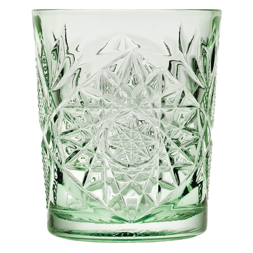 Mikasa Hospitality O-1006372 Icon Ebony Green 12 oz. Double Old Fashioned Glass - 6 Each