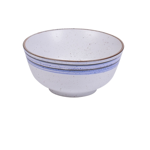 Yanco China OC-5014 Ocean White/Blue Porcelain 8 oz. Miso Soup Bowl - 3 Doz