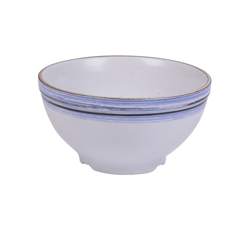 Yanco China OC-607 Ocean White/Blue Porcelain 32 oz. 7.25" dia. Ramen Bowl