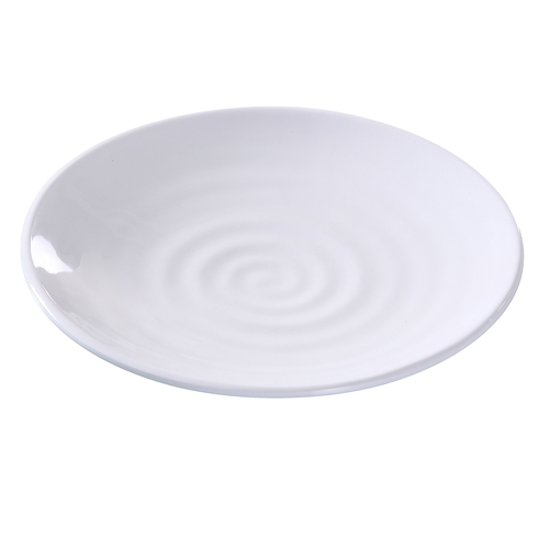 Yanco China OK-1710 Osaka White Melamine 9.75" dia. Plate - 2 Dozen