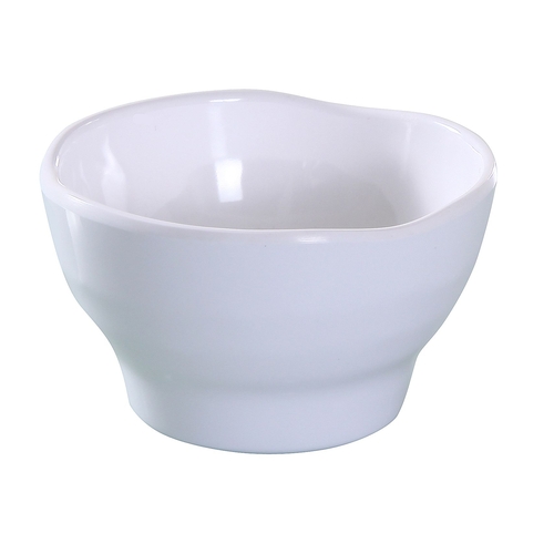 Yanco China OK-3704 Osaka White Melamine 8 oz. 4.25" dia. Rice Bowl - 6 Doz