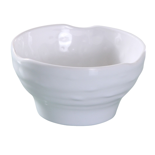 Yanco China OK-3706 Osaka White Melamine 14 oz. 5.5" dia. Soup Bowl - 5 Doz