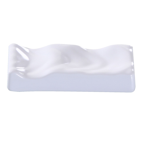 Yanco China OK-4033 Osaka White Melamine 3.25" x 1.5" Chopstick Holder - 6 Doz