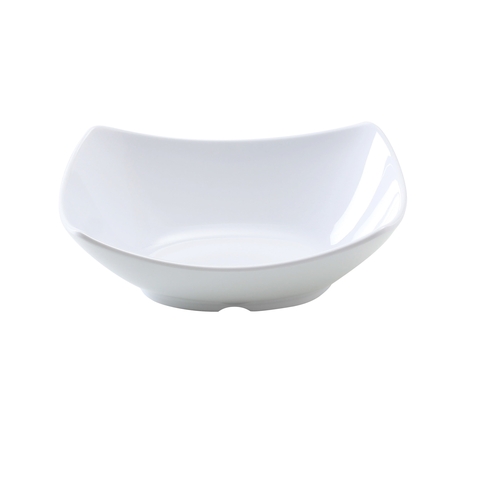 Yanco China OK-810 Osaka White Melamine 42 oz. 9.75" x 7" Rectangular Bowl