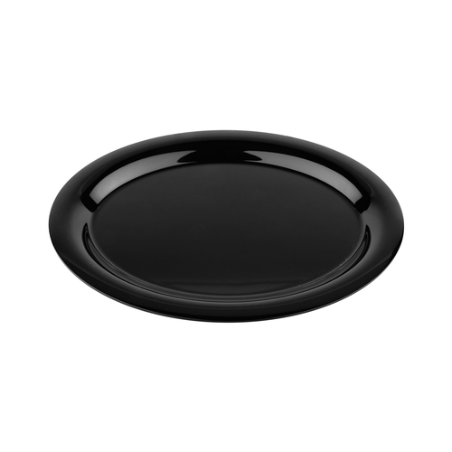 GET OP-135-BK Black Elegance Melamine 13.5" x 10.25" Oval Platter - 1 Doz