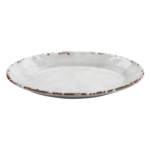 GET OP-911-FM French Mill Melamine 9.8" x 6.6" Oval Platter - 2 Doz